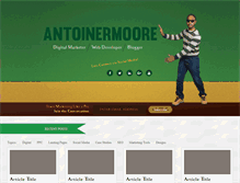 Tablet Screenshot of antoinermoore.com
